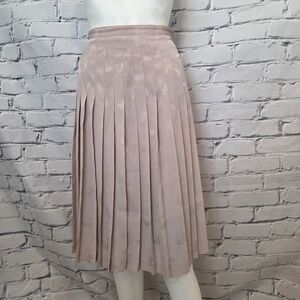 Hanae Mori Vintage Butterfly Pleated Skirt